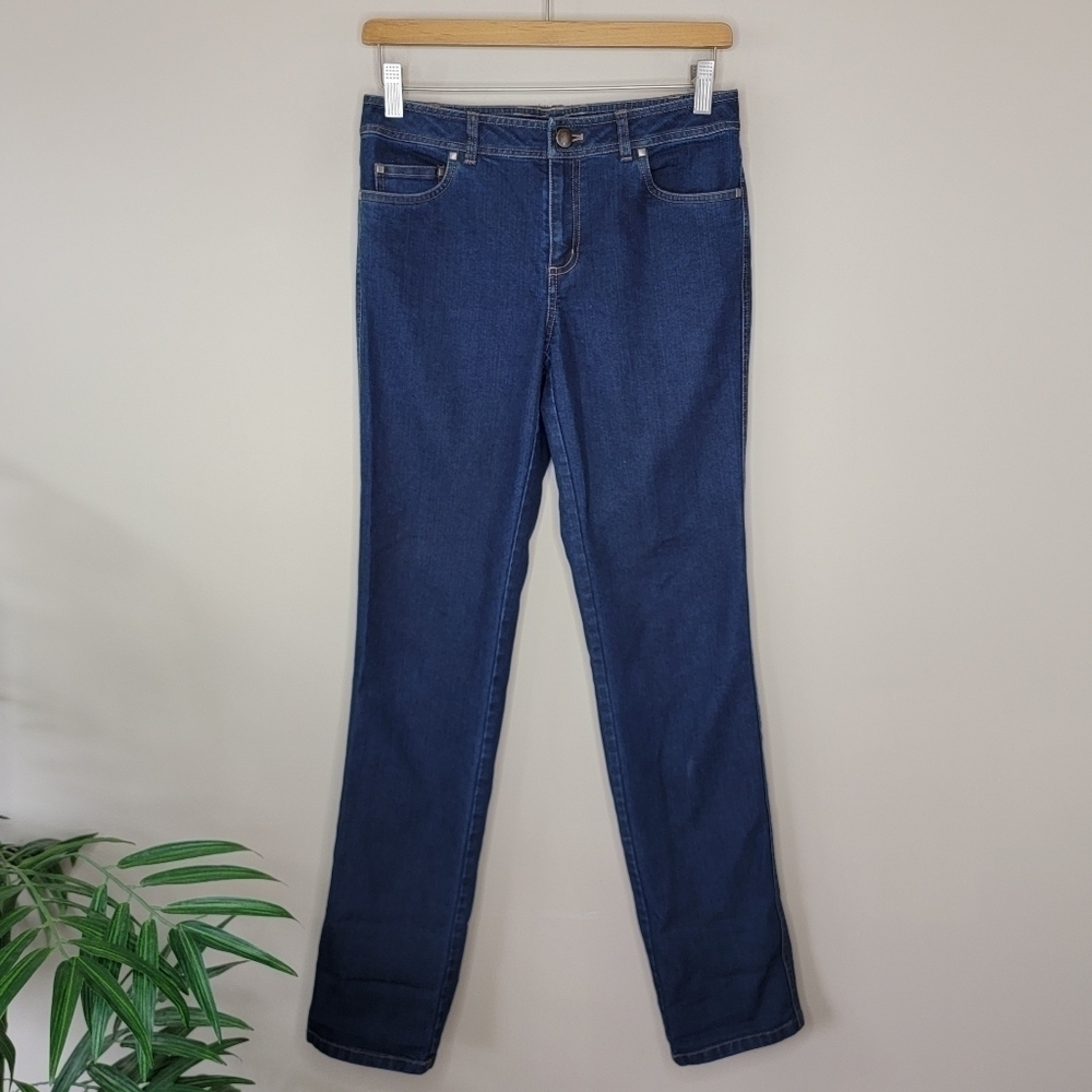 Lafayette 148 | Straight Leg Dark Wash Jeans Size 2